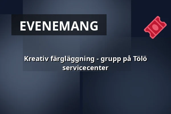 Kreativ färgläggning - grupp på Tölö servicecenter — Töölön seniorikeskus/Palvelukeskus, Helsingfors