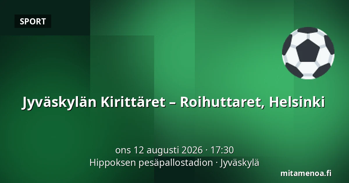 Jyväskylän Kirittäret – Roihuttaret, Helsinki — Hippoksen pesäpallostadion, Jyväskylä