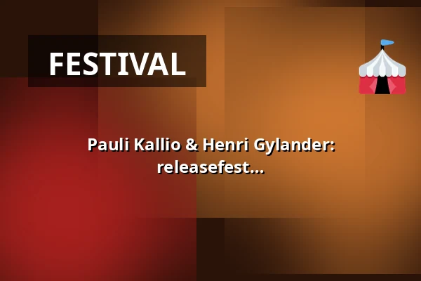 Pauli Kallio & Henri Gylander: Maalaispunkin matka metropoliin - releasefest — Kulttuuritalo Telakka, Tammerfors