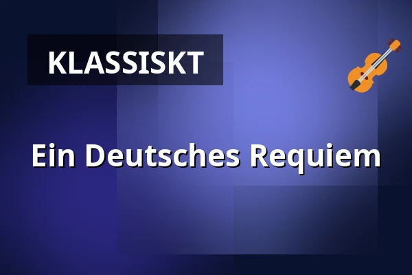 Ein Deutsches Requiem — SIBELIUSTALO, Lahtis