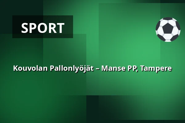 Kouvolan Pallonlyöjät – Manse PP, Tampere — KSS Energia Areena, Kouvola