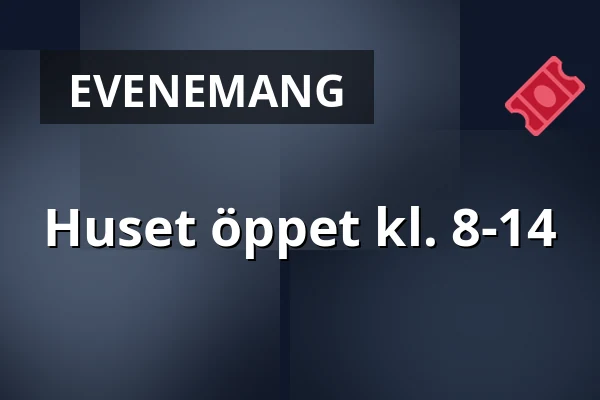 Huset öppet kl. 8-14 — toimintojen talo, Seinäjoki
