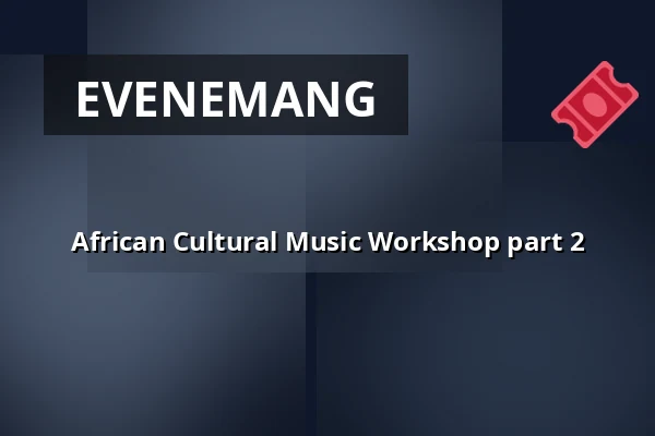African Cultural Music Workshop part 2 — kalasatama vapaakaupunki olohuone, Helsingfors