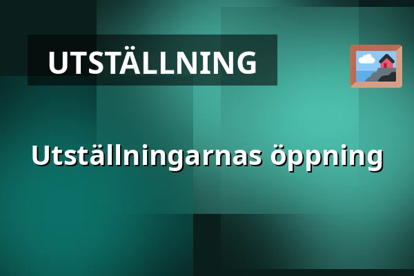 Utställningarnas öppning — kalasatama vapaakaupunki olohuone, Helsingfors