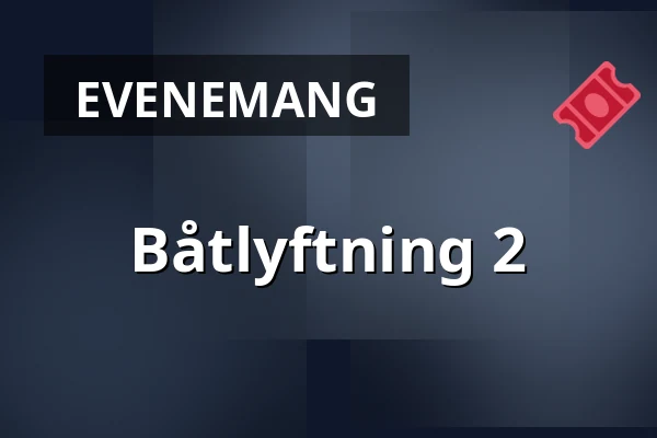 Båtlyftning 2 — siuntion venekerho, Siuntio