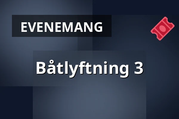 Båtlyftning 3 — siuntion venekerho, Siuntio