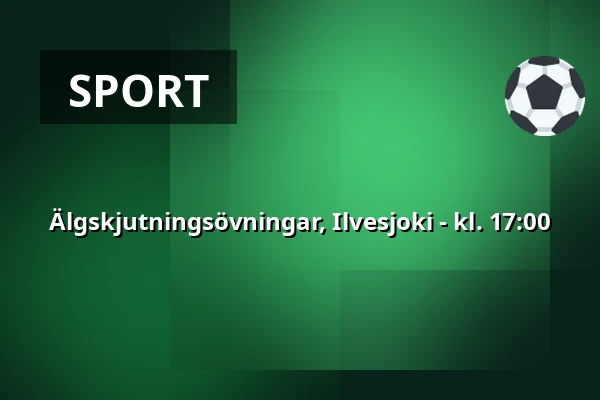Älgskjutningsövningar, Ilvesjoki - kl. 17:00 — sotkan erähovi, Kauhajoki